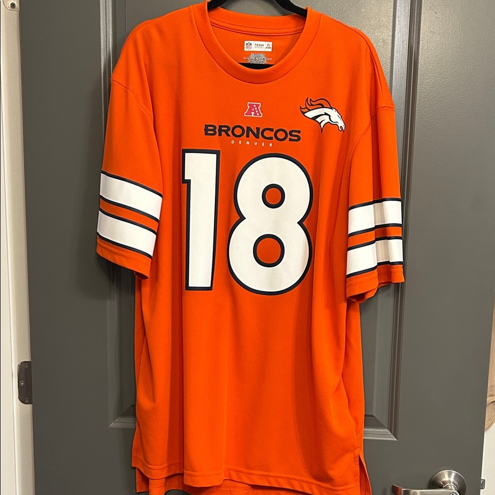 Peyton Manning NFL Team Apparel Orange Jersey